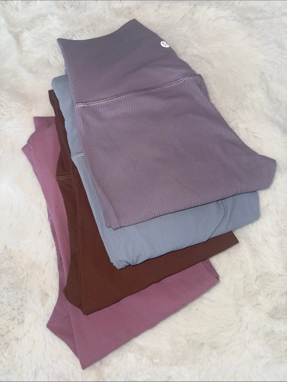 lululemon athletica Ribbed High-Rise Crop Leggings in 4 colors